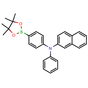 N-Phenyl-N-(4-(4,4,5,5-tetramethyl-1,3,2-dioxaborolan-2-yl)phenyl)naphthalen-2-amine