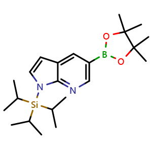 5-(4,4,5,5-Tetramethyl-1,3,2-dioxaborolan-2-yl)-1-(triisopropylsilyl)-1H-pyrrolo[2,3-b]pyridine