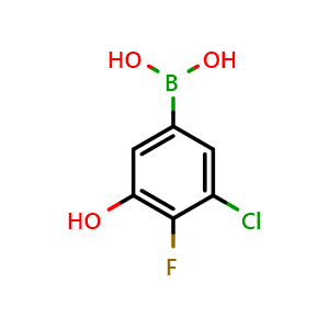 3-Chloro-4-fluoro-5-hydroxyphenylboronic acid