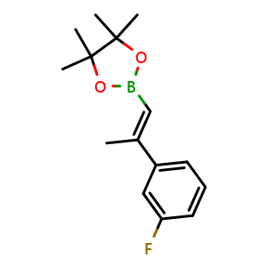 2-[(1E)-2-(3-Fluorophenyl)-1-propen-1-yl]-4,4,5,5-tetramethyl-1,3,2-dioxaborolane