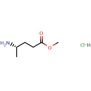Methyl (S)-4-aminopentanoate hydrochloride
