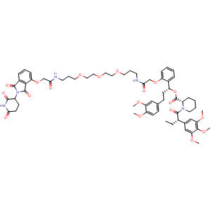 Chemical structure of FKBP12 PROTAC dTAG-7 , CAS 2064175-32-0, AChemBlock AD255300