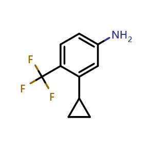 3-Cyclopropyl-4-(trifluoromethyl)aniline