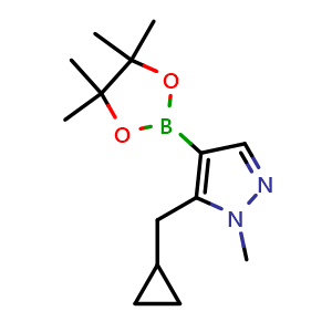5-(Cyclopropylmethyl)-1-methyl-4-(4,4,5,5-tetramethyl-1,3,2-dioxaborolan-2-yl)-1H-pyrazole