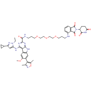 Chemical structure of BETd-246 , CAS 2140289-17-2, AChemBlock AD255389