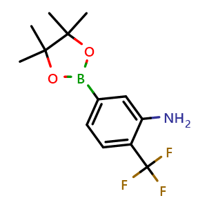 5-(Tetramethyl-1,3,2-dioxaborolan-2-yl)-2-(trifluoromethyl)aniline