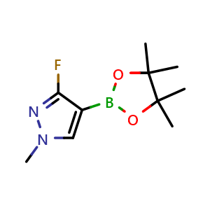 3-Fluoro-1-methyl-4-(4,4,5,5-tetramethyl-1,3,2-dioxaborolan-2-yl)-1H-pyrazole