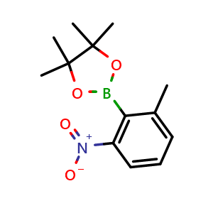4,4,5,5-Tetramethyl-2-(2-methyl-6-nitrophenyl)-1,3,2-dioxaborolane
