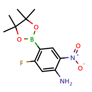 5-Fluoro-2-nitro-4-(tetramethyl-1,3,2-dioxaborolan-2-yl)aniline