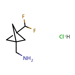 1-[3-(Difluoromethyl)bicyclo[1.1.1]pentan-1-yl]methanamine hydrochloride