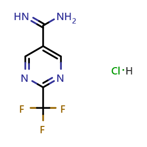2-(Trifluoromethyl)pyrimidine-5-carboximidamide hydrochloride