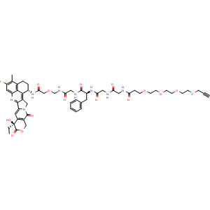 Propargyl-PEG4-GGFG-DXd