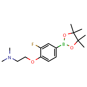 2-(2-Fluoro-4-(4,4,5,5-tetramethyl-1,3,2-dioxaborolan-2-yl)phenoxy)-N,N-dimethylethanamine