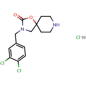 3-(3,4-Dichlorobenzyl)-1-oxa-3,8-diazaspiro[4.5]decan-2-one hydrochloride