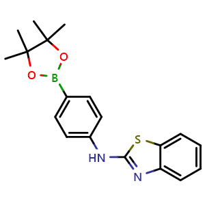 N-(4-(4,4,5,5-Tetramethyl-1,3,2-dioxaborolan-2-yl)phenyl)benzo[d]thiazol-2-amine