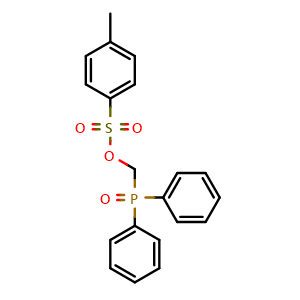 Chemical structure of 1-{(Diphenylphosphoroso)methoxysulfonyl}-4-methylbenzene , CAS 33730-69-7, AChemBlock AD255771