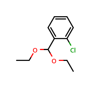 Chemical structure of 2-Chlorobenzaldehyde diethyl acetal , CAS 35364-86-4, AChemBlock AD255782