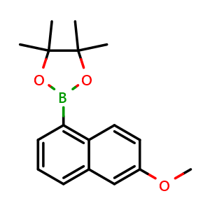 2-(6-Methoxynaphthalen-1-yl)-4,4,5,5-tetramethyl-1,3,2-dioxaborolane