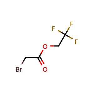 Chemical structure of 2,2,2-Trifluoroethyl 2-bromoacetate , CAS 61433-91-8, AChemBlock AD255880