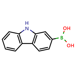 Chemical structure of (9H-Carbazol-2-yl)boronic acid , CAS 745783-94-2, AChemBlock AD255926