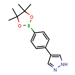 4-(4-(4,4,5,5-Tetramethyl-1,3,2-dioxaborolan-2-yl)phenyl)-1H-pyrazole
