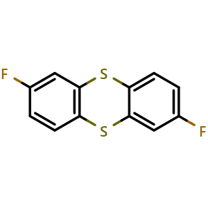 Chemical structure of 2,7-Difluorothianthrene , CAS 782-22-9, AChemBlock AD255937