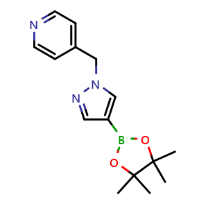 4-((4-(4,4,5,5-Tetramethyl-1,3,2-dioxaborolan-2-yl)-1H-pyrazol-1-yl)methyl)pyridine
