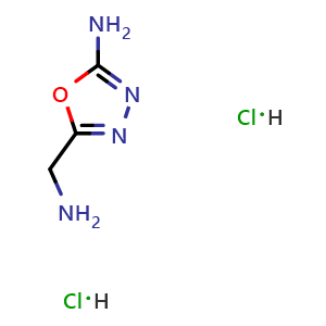 5-(Aminomethyl)-1,3,4-oxadiazol-2-amine dihydrochloride