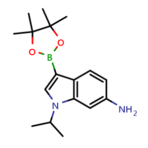 1-Isopropyl-3-(4,4,5,5-tetramethyl-1,3,2-dioxaborolan-2-yl)-1H-indol-6-amine