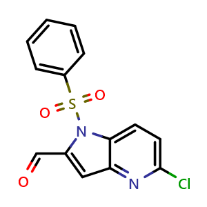 1-(Benzenesulfonyl)-5-chloro-1H-pyrrolo[3,2-b]pyridine-2-carbaldehyde