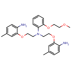 N,N-Bis[2-(2-amino-5-methylphenoxy)ethyl]-2-(2-methoxyethoxy)aniline