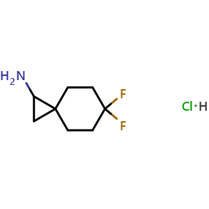 6,6-Difluorospiro[2.5]octan-1-amine hydrochloride