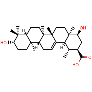 Chemical structure of Triptotriterpenic acid C , CAS 123914-32-9, AChemBlock AD256368