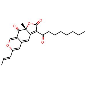 Chemical structure of Monascorubrin , CAS 13283-90-4, AChemBlock AD256370