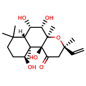 Chemical structure of Desacetyl forskolin , CAS 64657-20-1, AChemBlock AD256378