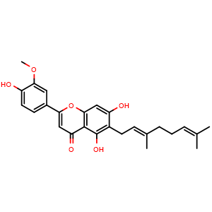 Chemical structure of Cannflavin A , CAS 76735-57-4, AChemBlock AD256381