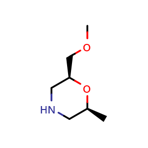 (2S,6S)-2-(Methoxymethyl)-6-methylmorpholine