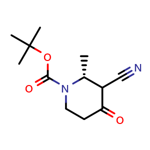 tert-Butyl (2R)-3-cyano-2-methyl-4-oxo-piperidine-1-carboxylate