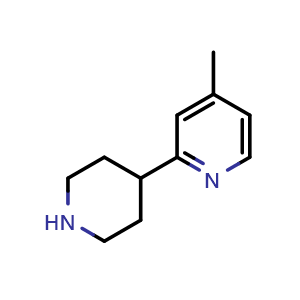 4-Methyl-2-(piperidin-4-yl)pyridine