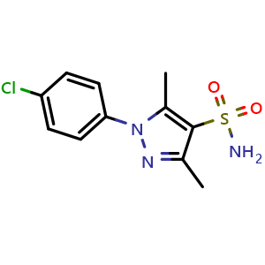 1-(4-Chlorophenyl)-3,5-dimethyl-1H-pyrazole-4-sulfonamide