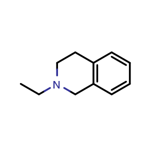 Chemical structure of 2-Ethyl-1,2,3,4-tetrahydroisoquinoline , CAS 57928-04-8, AChemBlock AD256716