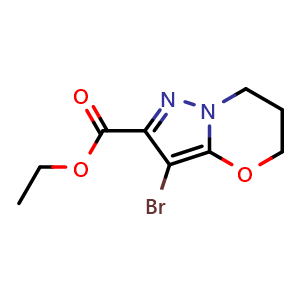 Ethyl 3-bromo-6,7-dihydro-5H-pyrazolo[5,1-b][1,3]oxazine-2-carboxylate