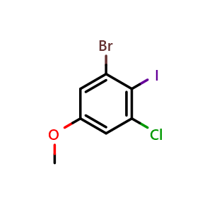 1-Bromo-3-chloro-2-iodo-5-methoxybenzene