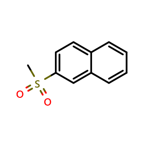 Chemical structure of 2-(Methylsulfonyl)naphthalene , CAS 35330-75-7, AChemBlock AD256833