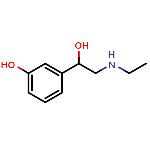 Chemical structure of Etilefrine , CAS 709-55-7, AChemBlock AD256861