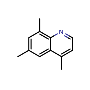 Chemical structure of 4,6,8-Trimethylquinoline , CAS 88565-88-2, AChemBlock AD256871