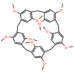 Chemical structure of Dimethoxypillar[5]arene , CAS 1188423-16-6, AChemBlock AD256888