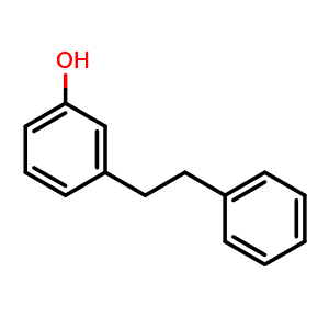 Chemical structure of 3-Phenethylphenol , CAS 33675-75-1, AChemBlock AD256910