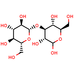 Chemical structure of Laminaribiose , CAS 34980-39-7, AChemBlock AD256911