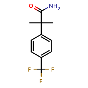 2-Methyl-2-[4-(trifluoromethyl)phenyl]propanamide
